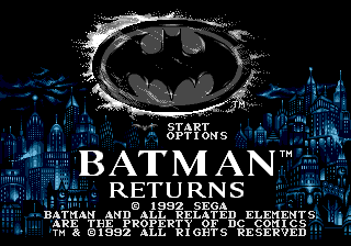 BatmanReturns MDTitleScreen